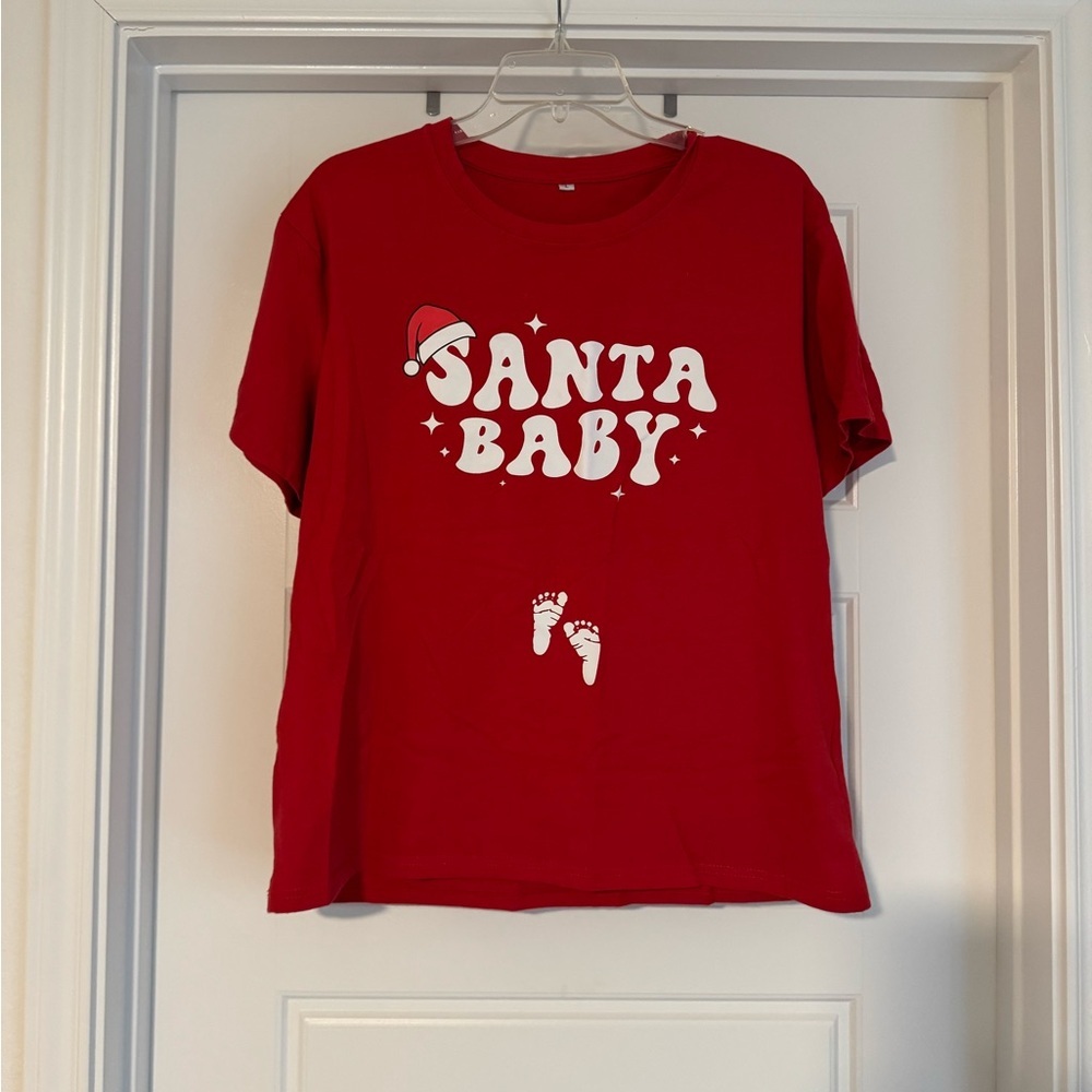 Maternity ‘Santa Baby' Women's Tee
